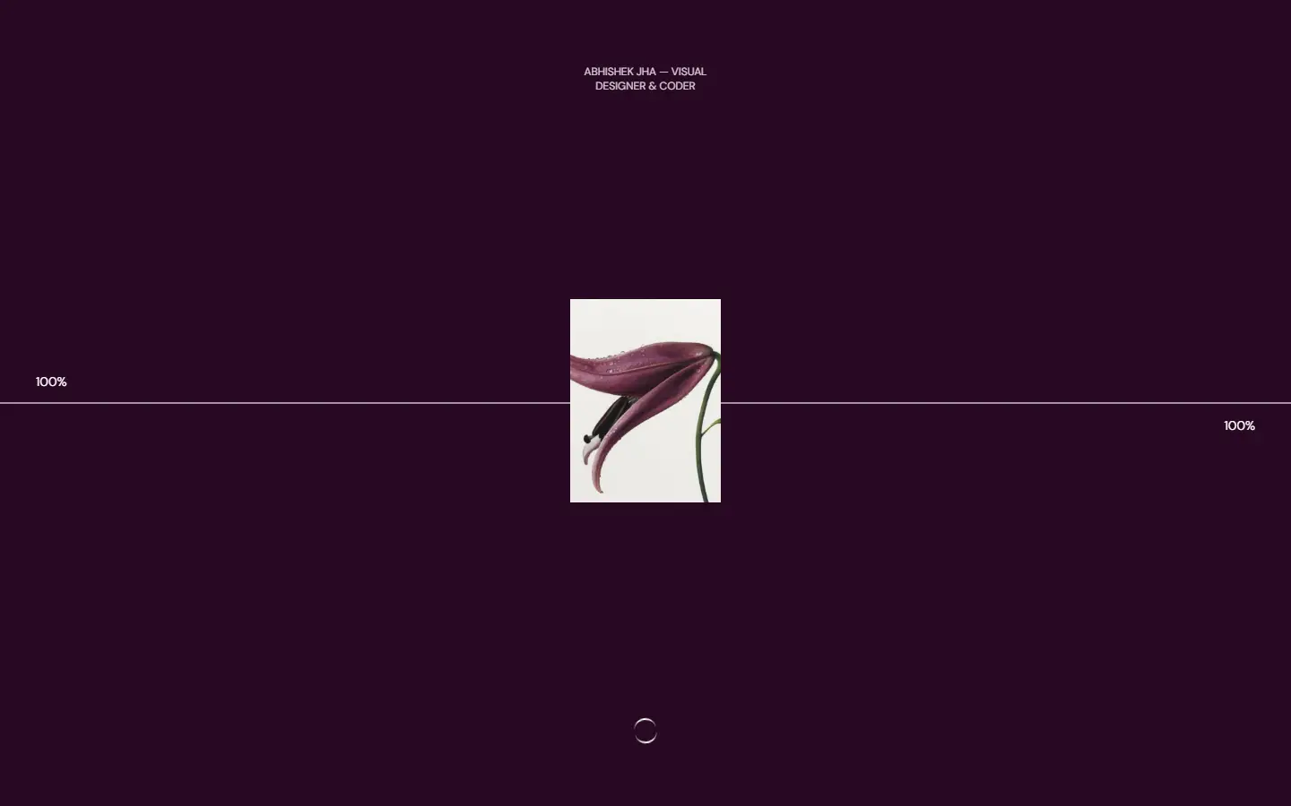 Abhishek Jha — Folio '25 homepage