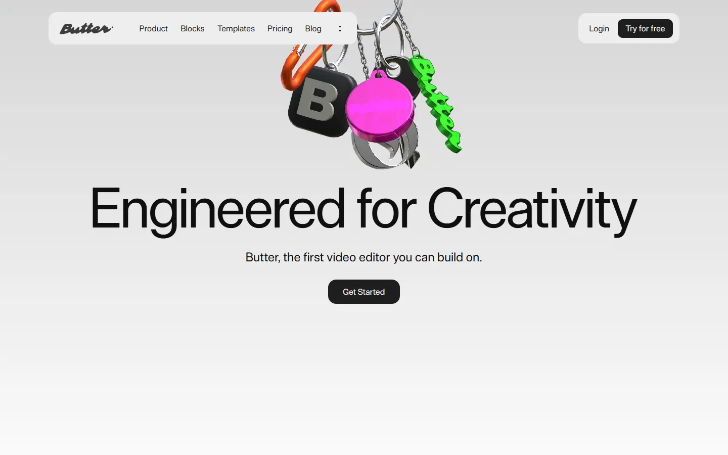Butter homepage