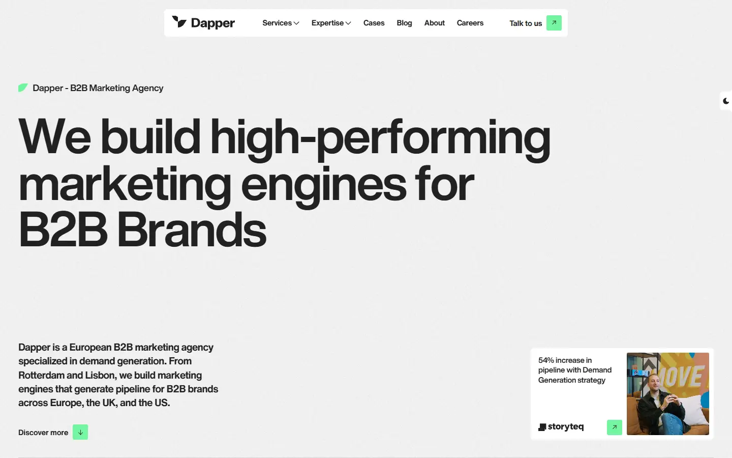 Dapper homepage