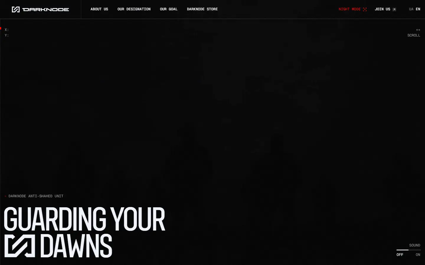 Darknode homepage