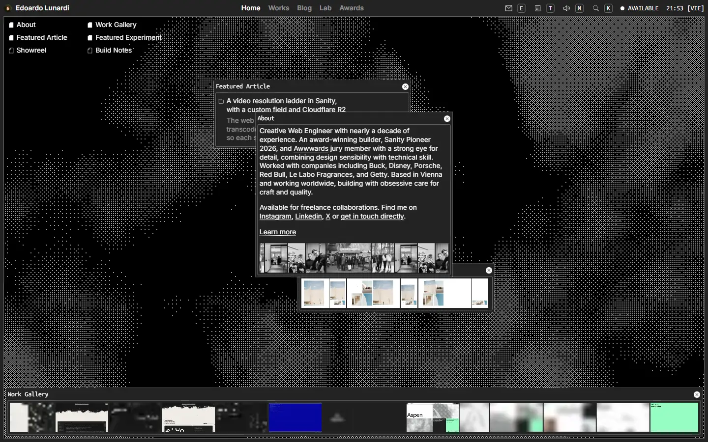 Edoardo Lunardi homepage