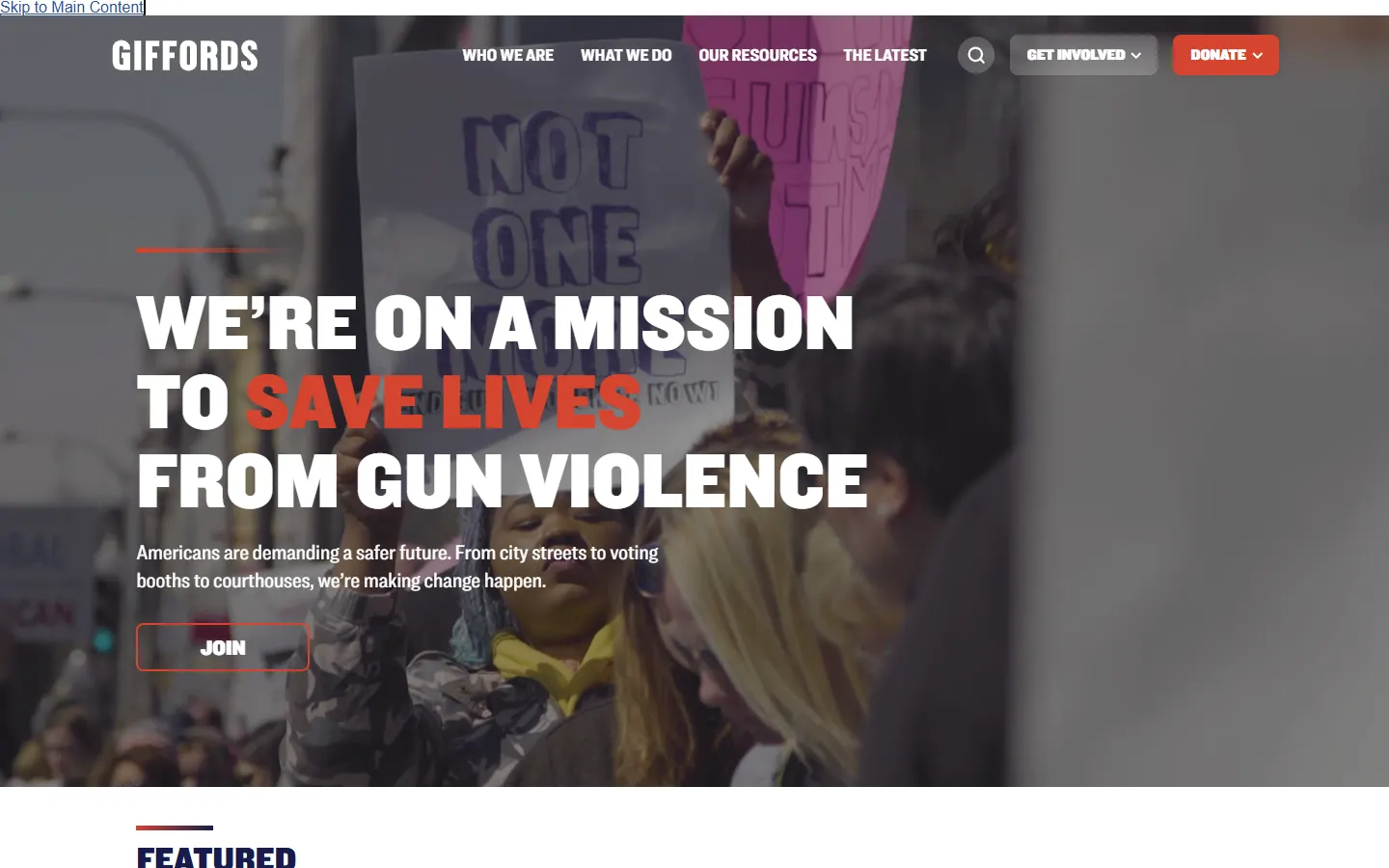 Giffords homepage