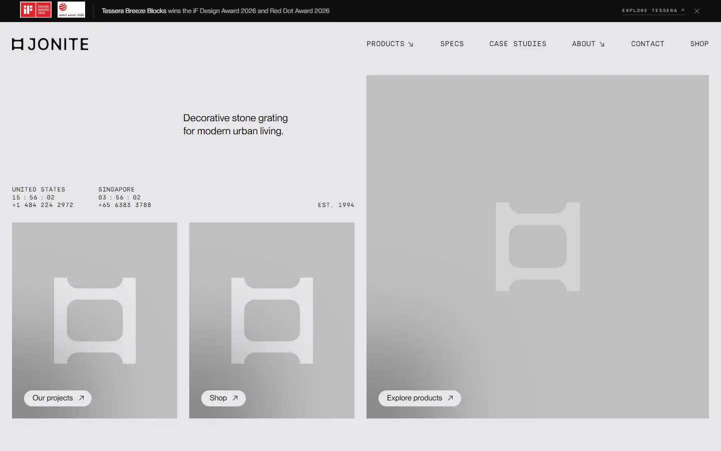 Jonite homepage
