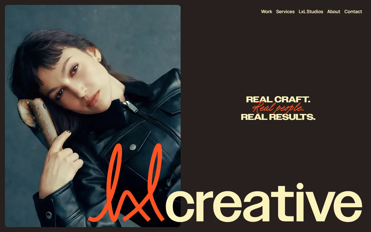 LxL Creative homepage