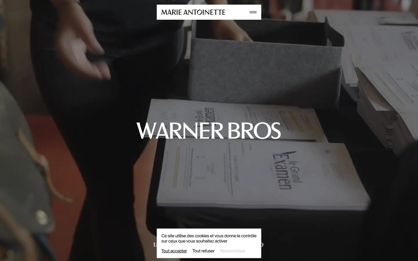 Marie Antoinette homepage