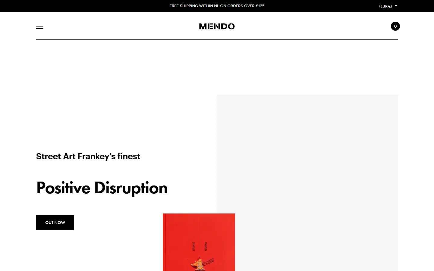 Mendo homepage
