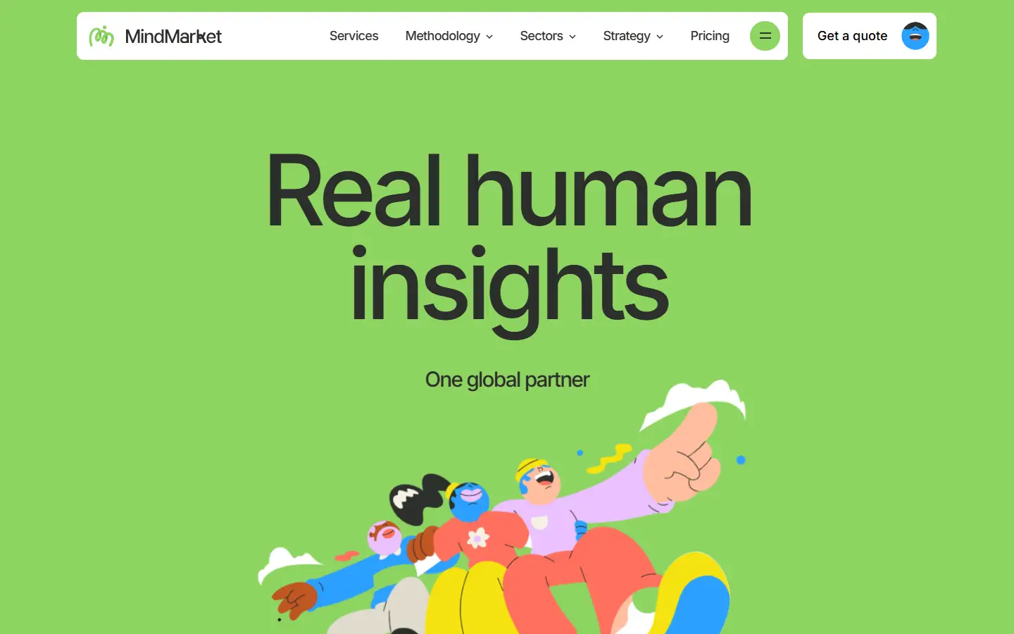 MindMarket homepage