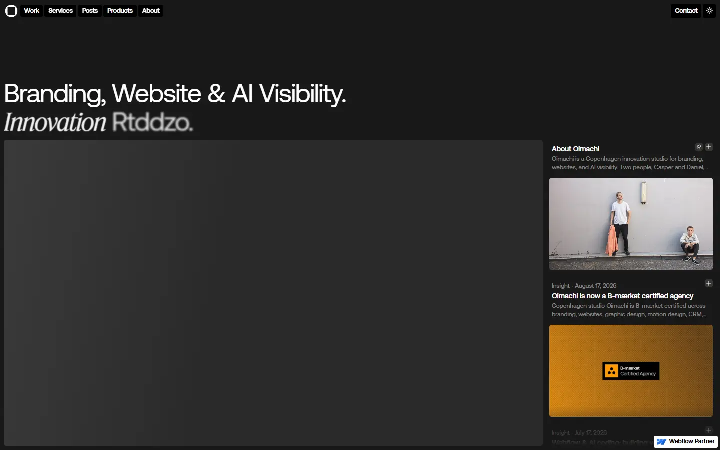 Oimachi homepage
