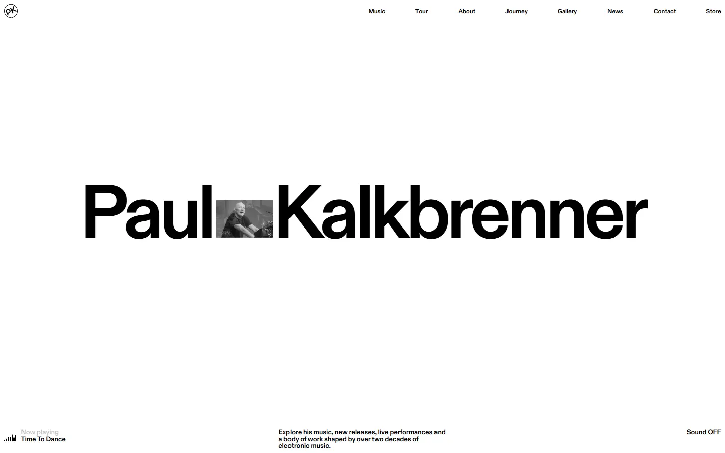 Paul Kalkbrenner homepage