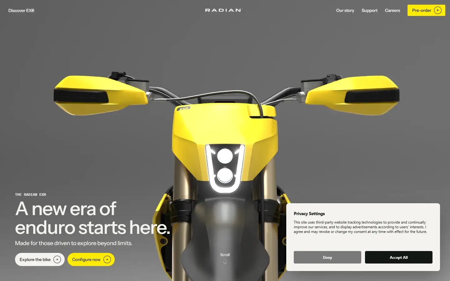 Radian homepage