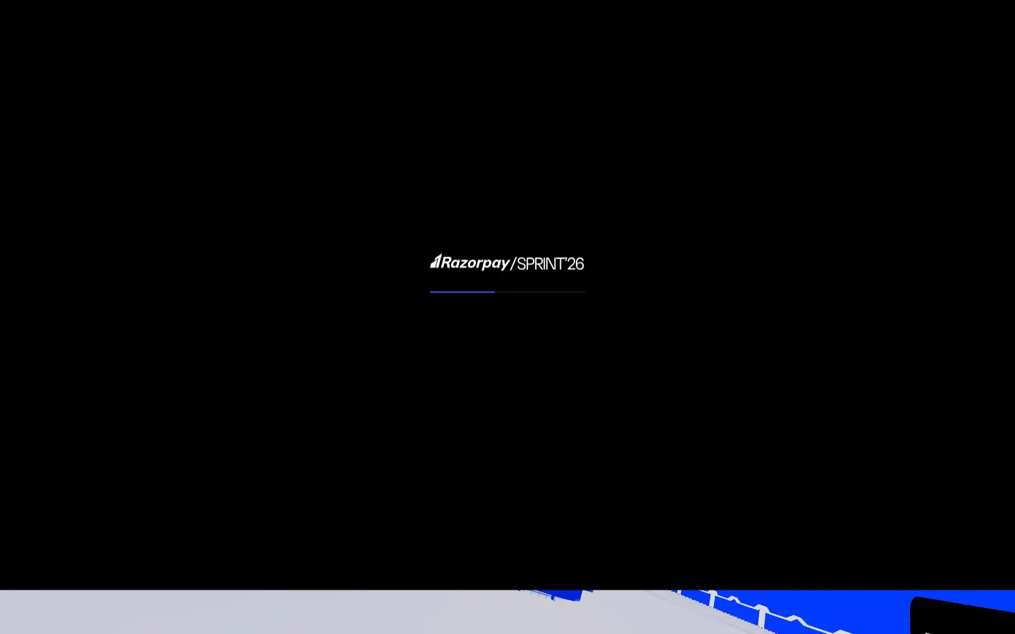 Razorpay Sprint 26 homepage