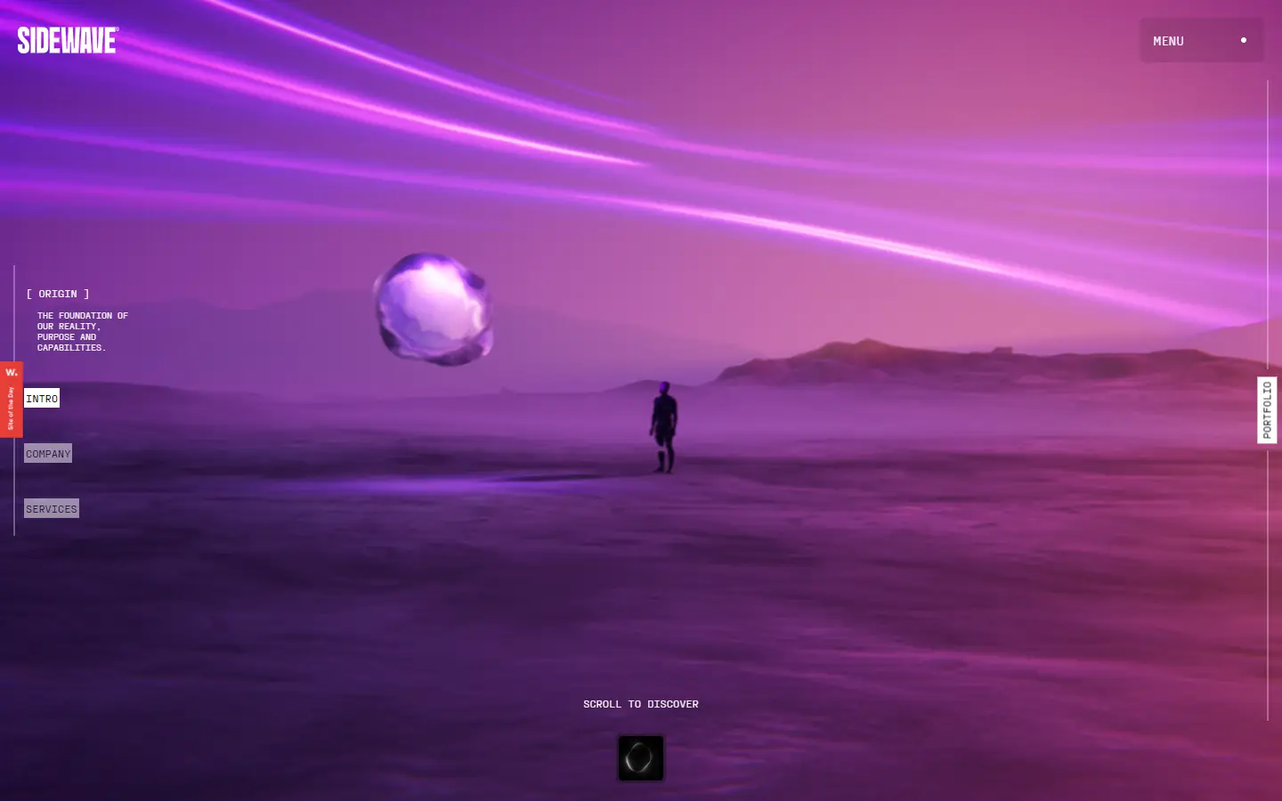 Sidewave homepage