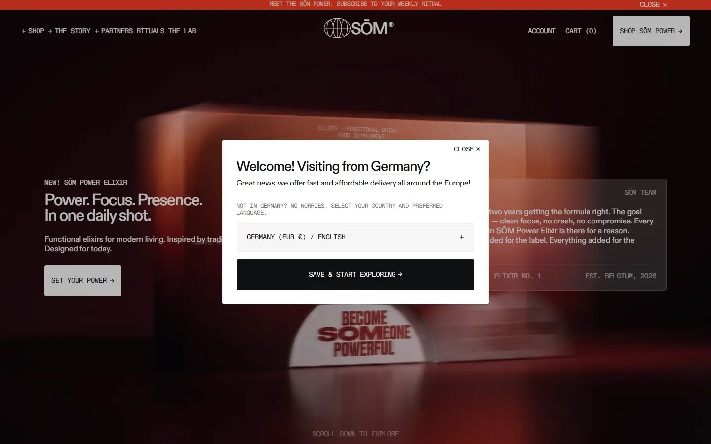 SŌM homepage