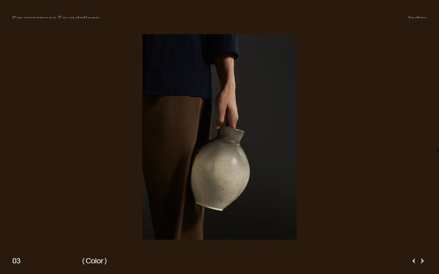 Squarespace Foundations homepage