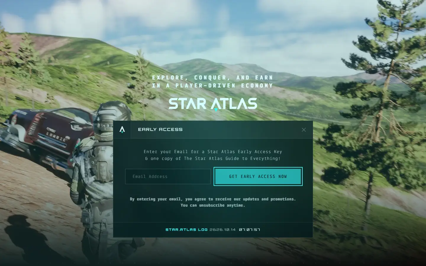 Star Atlas homepage