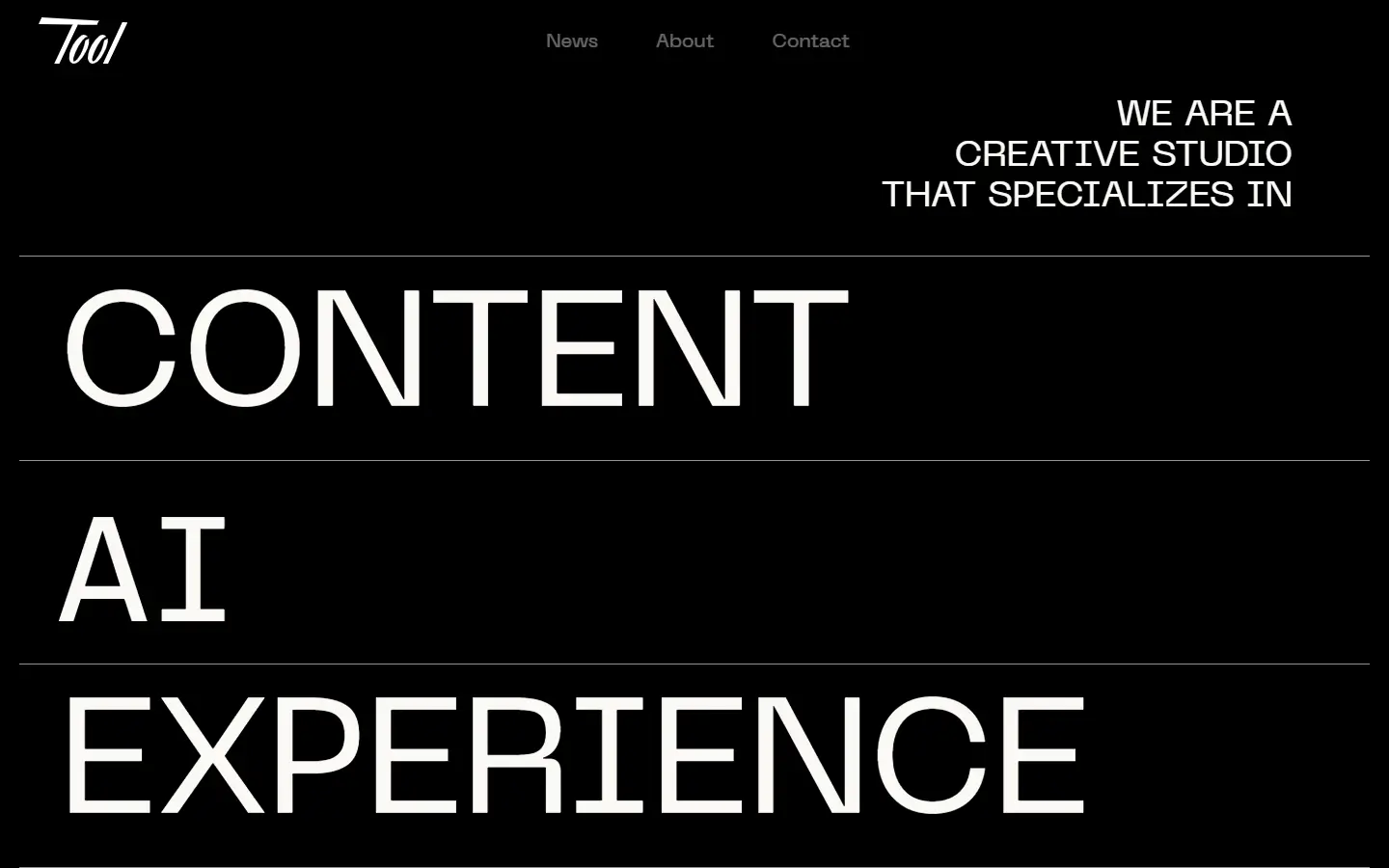 Tool of North America homepage